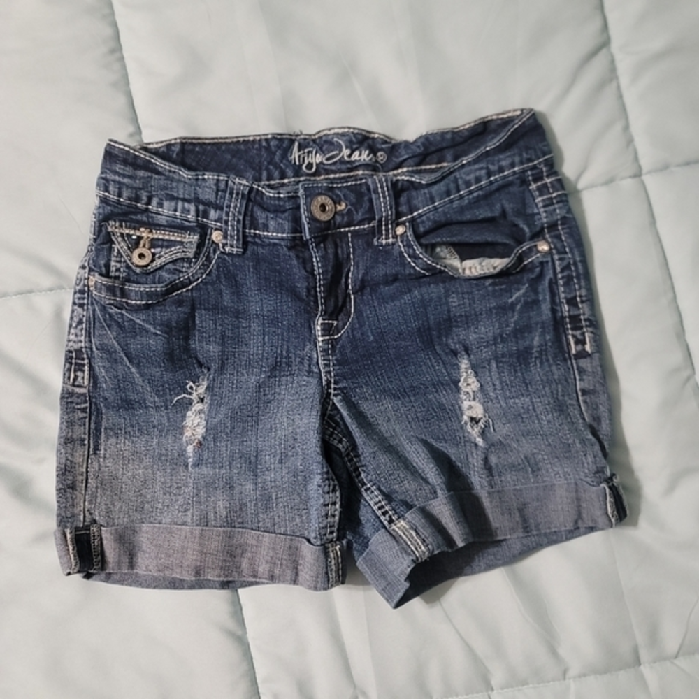Ariya Jeans Short Shorts Rolled Hem Womens 5/6‎